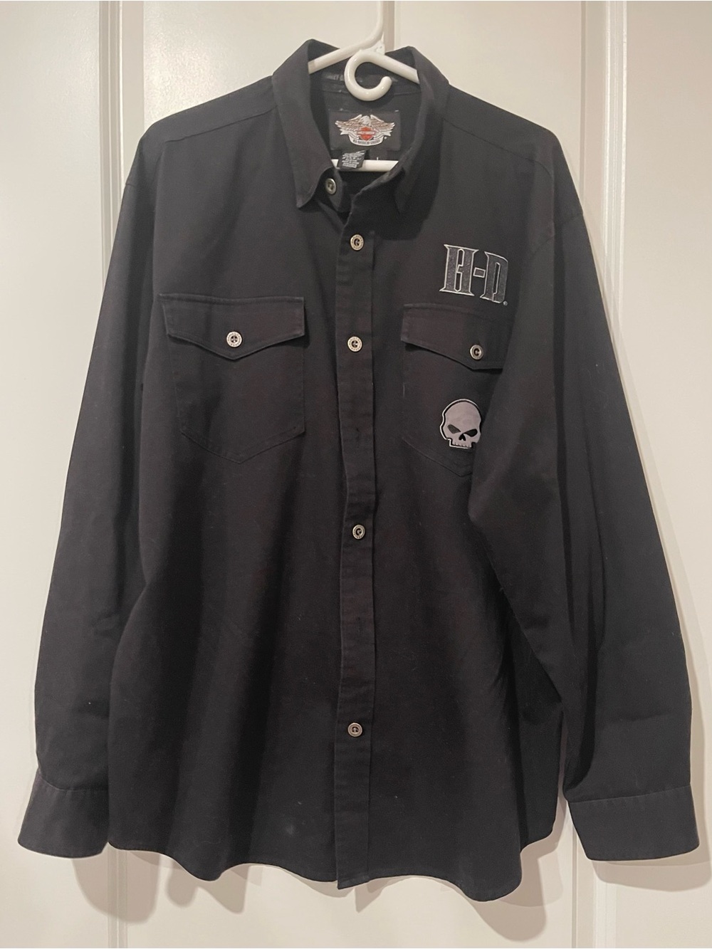 Harley-Davidson Shirt with Eagle and Bar & Shield Patch